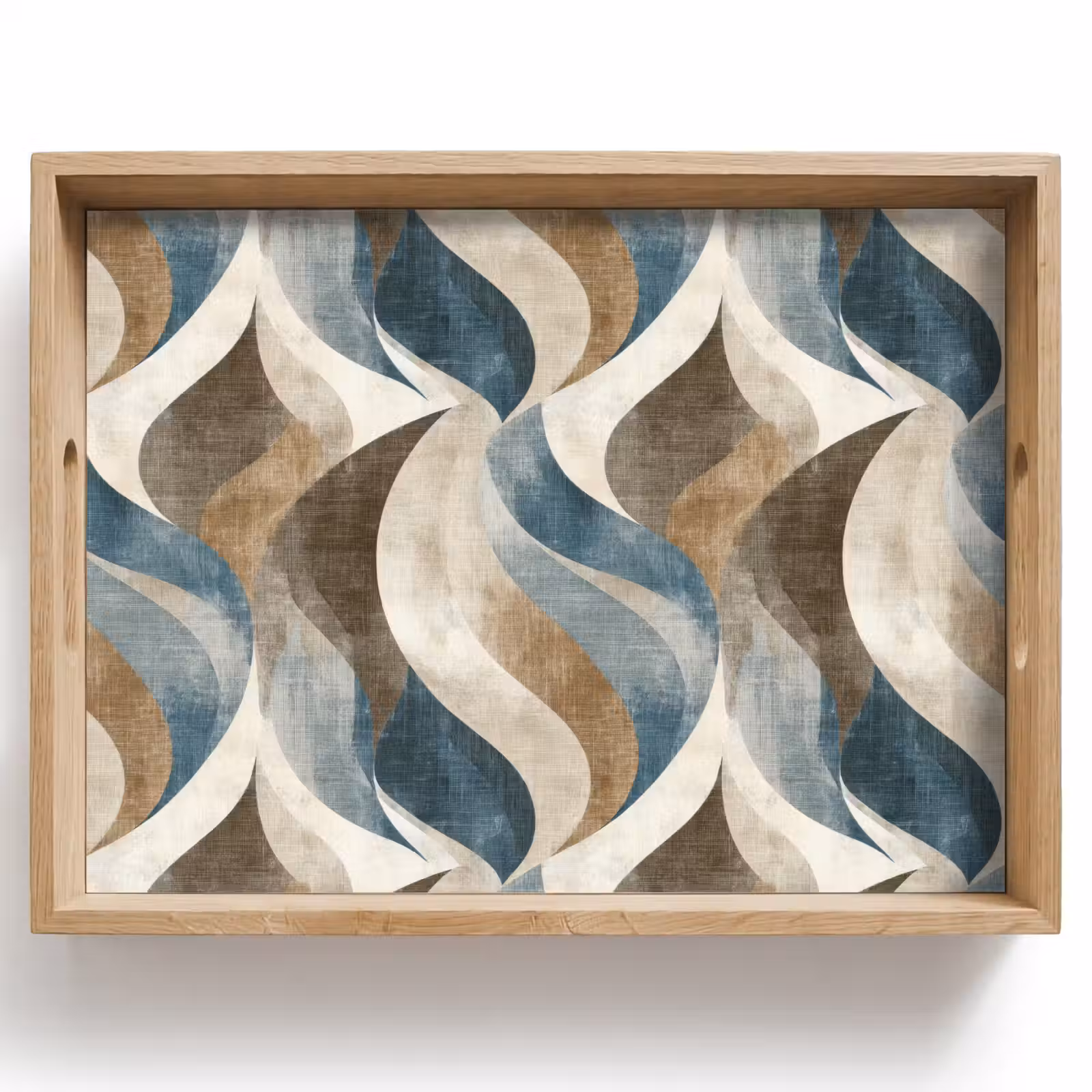 Tray - Abstract - Waves - Colorful — 1