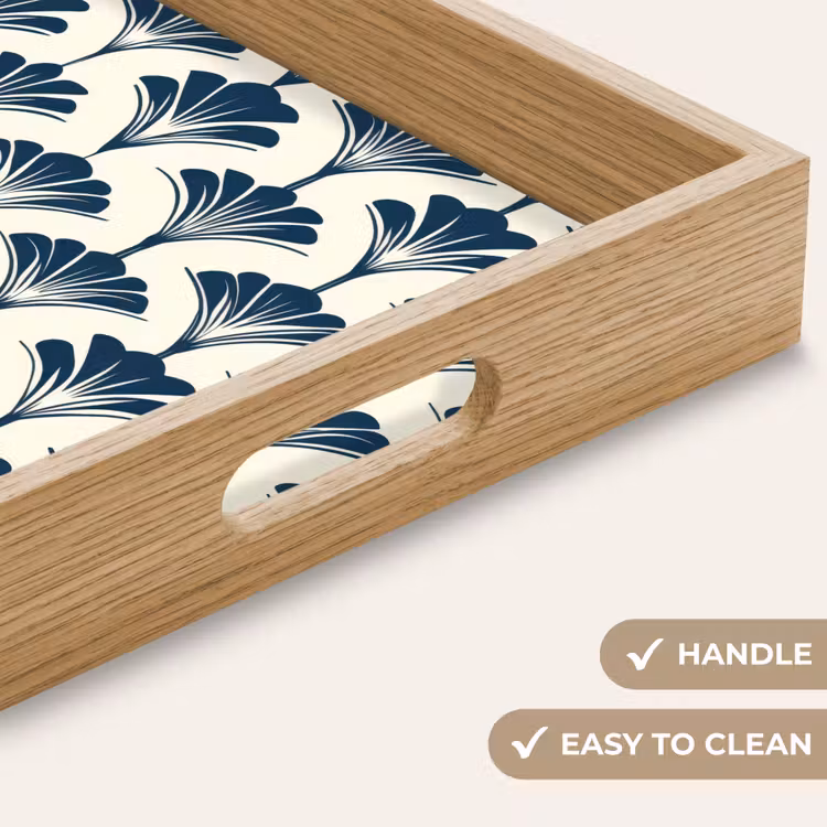 Tray - Classic - Motif - Blue — 9