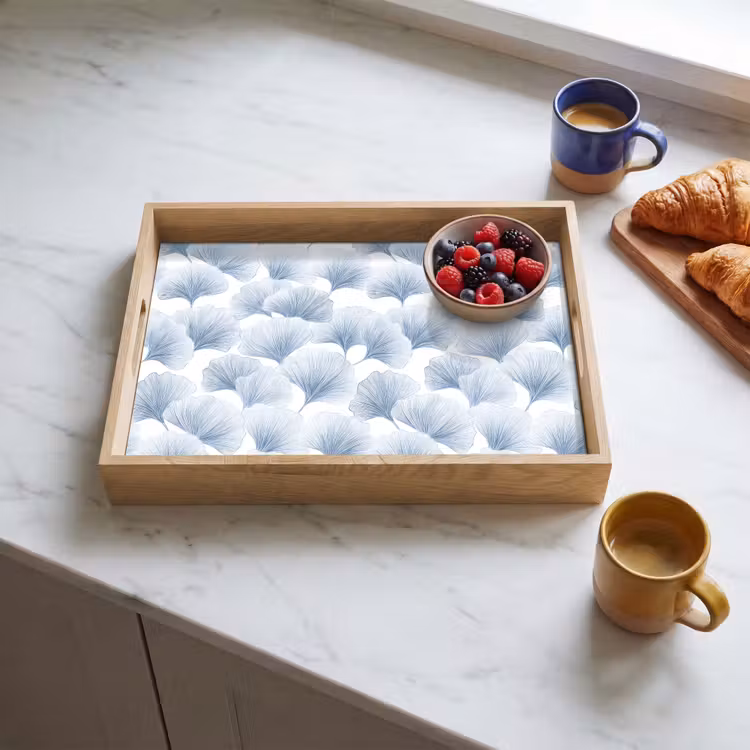Tray - Fan - Modern - Blue — 3
