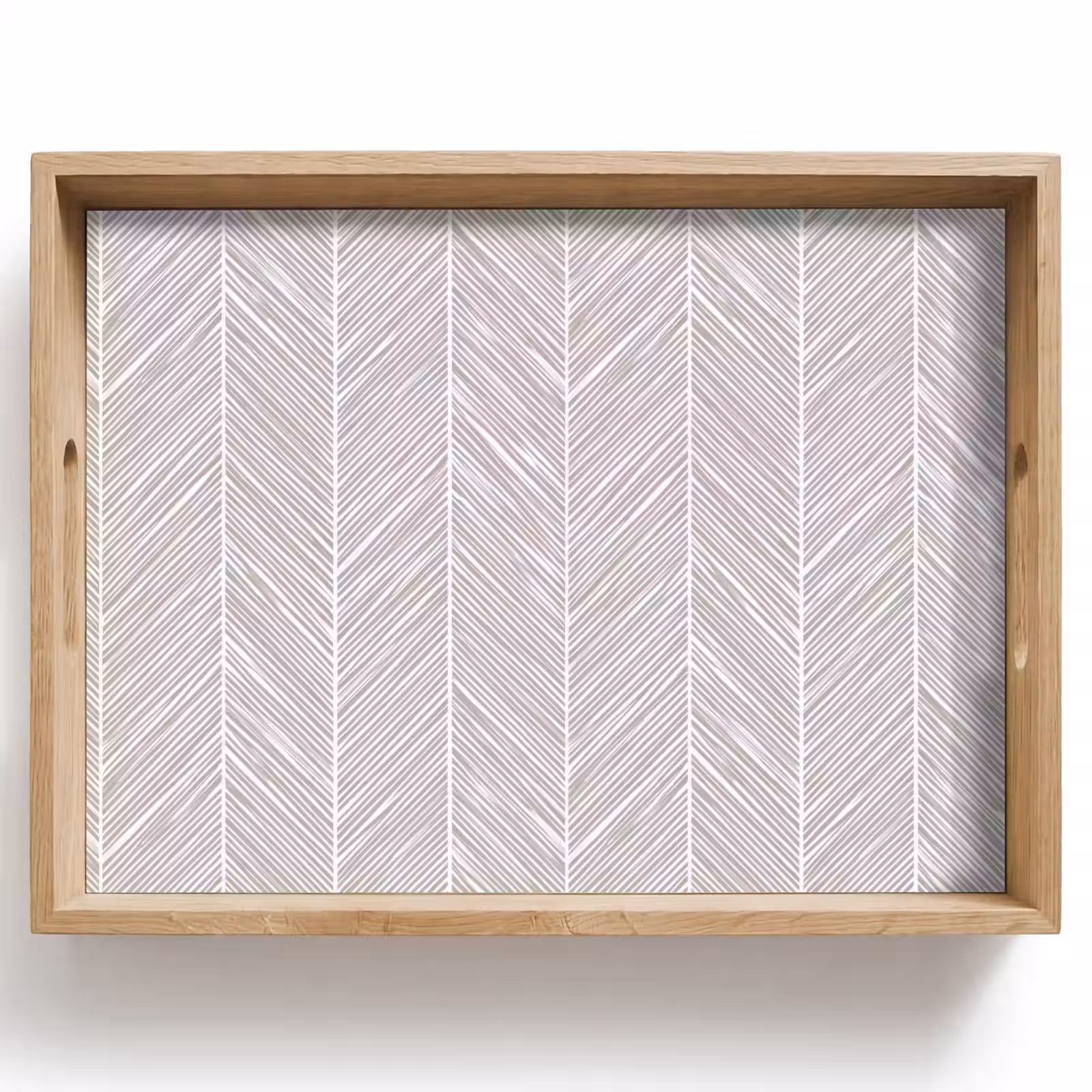 Tray - Classic - Herringbone - Gray — 1