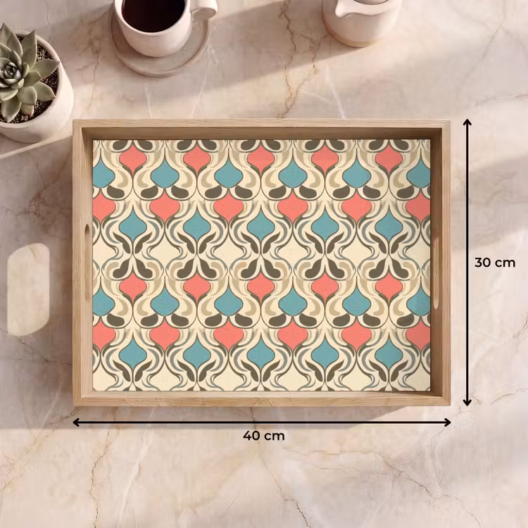 Tray - Baroque - Retro - Colorful — 8