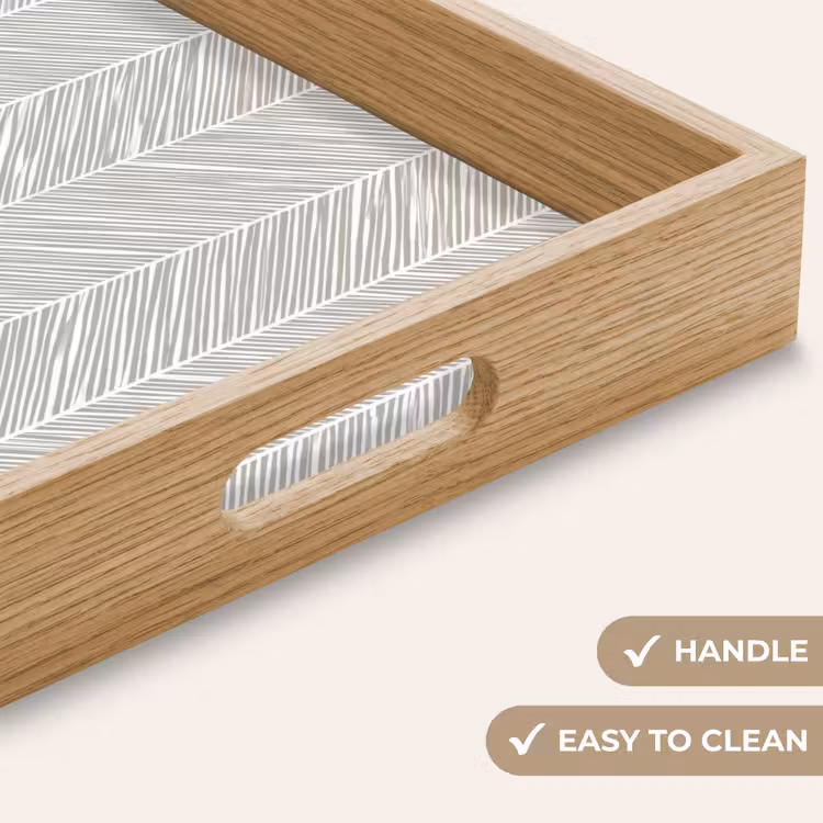 Tray - Classic - Herringbone - Gray — 9