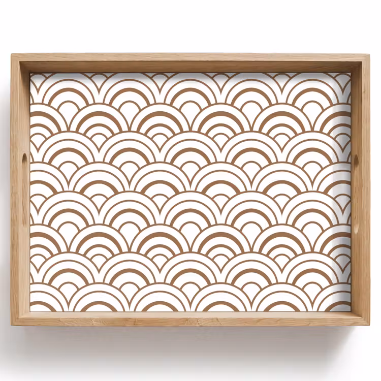 Tray - Classic - Motif - Terracotta — 1