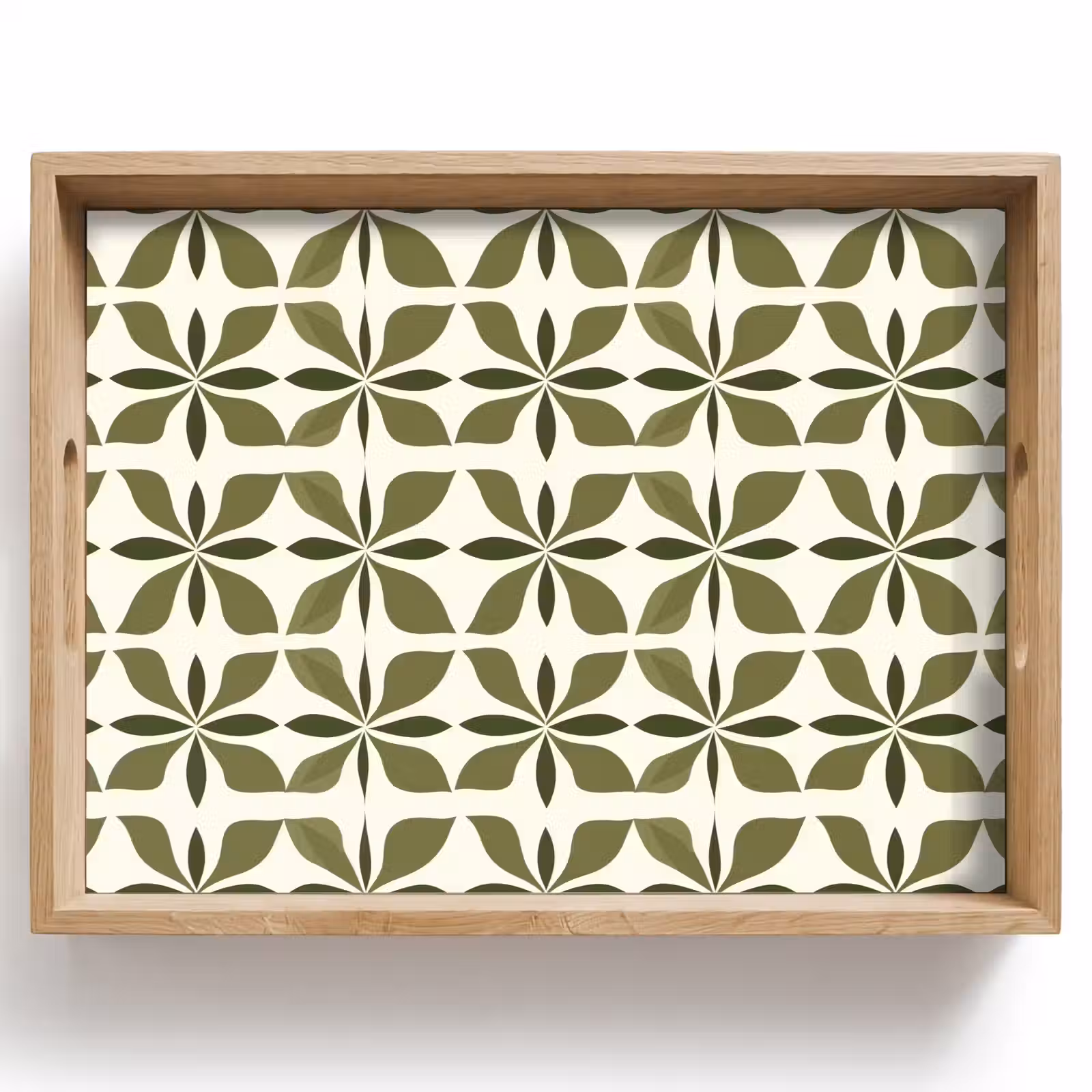 Tray - Botanical - Retro - Green — 1