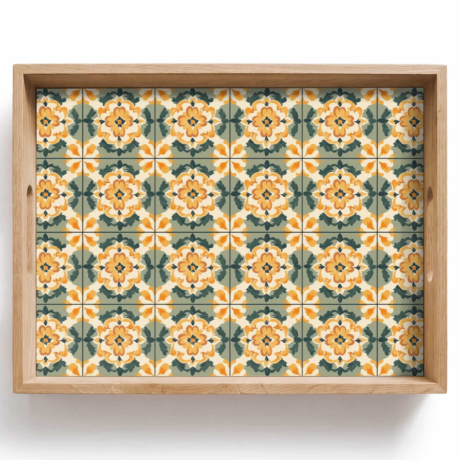 Tray - Ceramics - Weathered - Colorful — 1