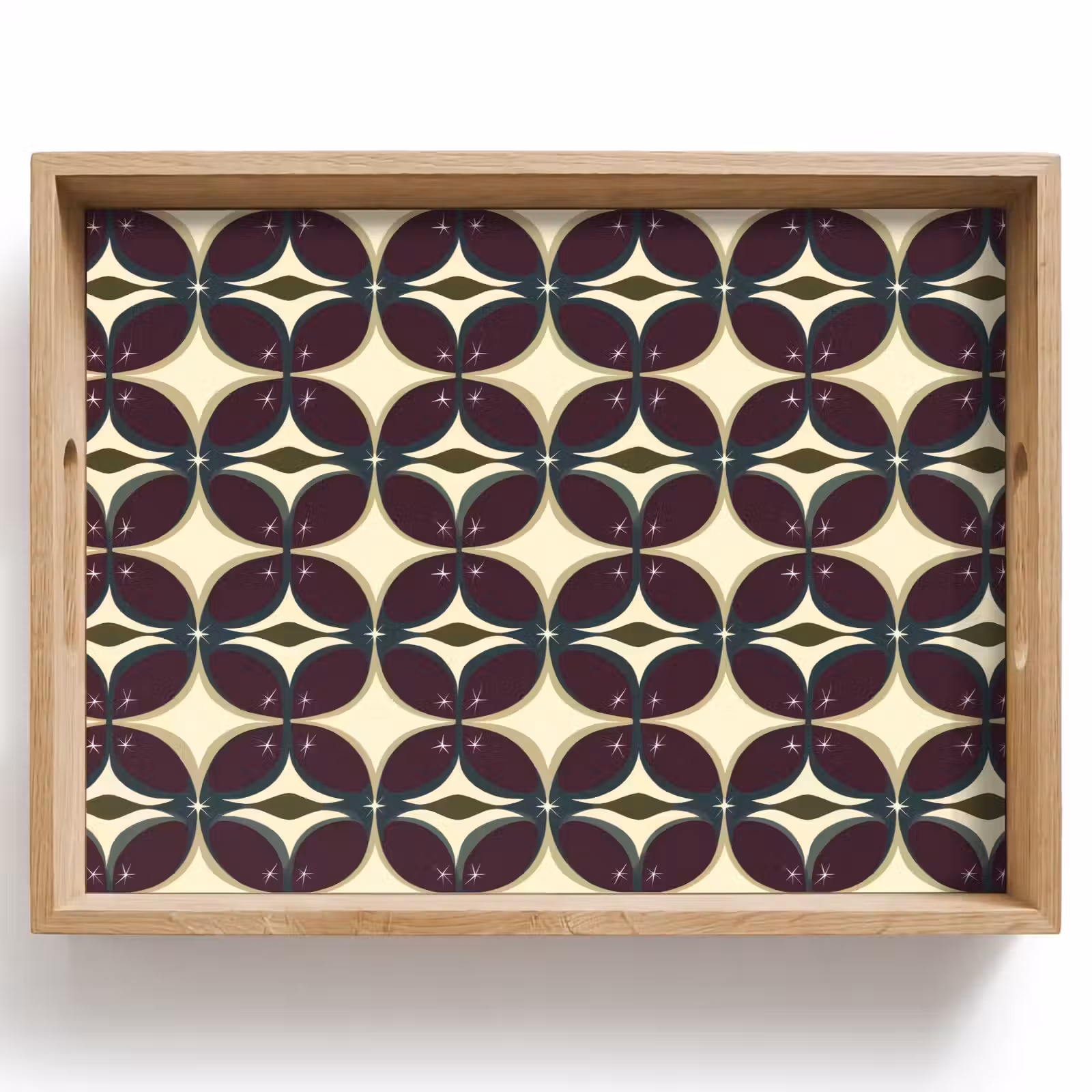 Tray - Circle - Retro - Colorful — 1