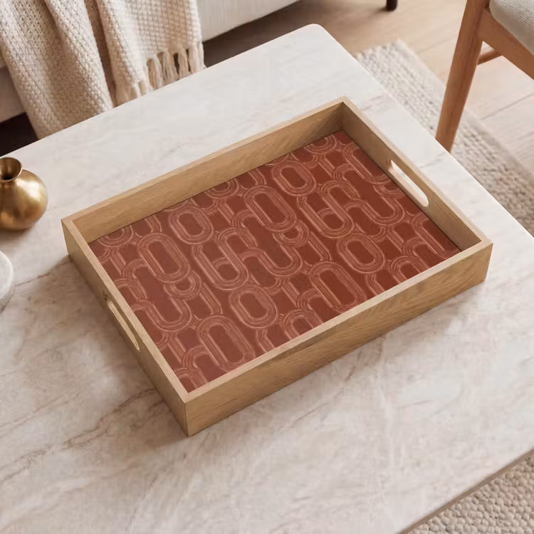 Tray - Abstract - Texture - Brown — 2
