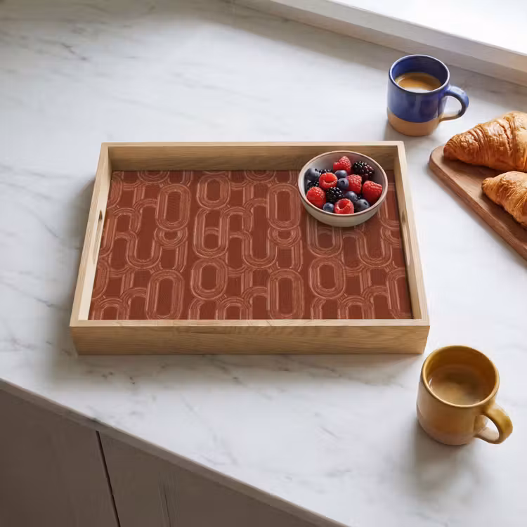 Tray - Abstract - Texture - Brown — 3