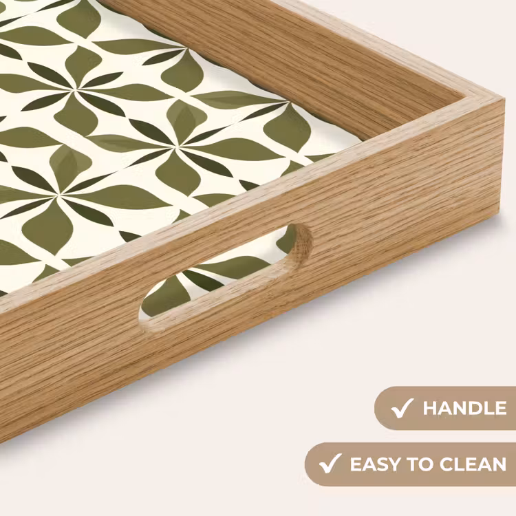 Tray - Botanical - Retro - Green — 9