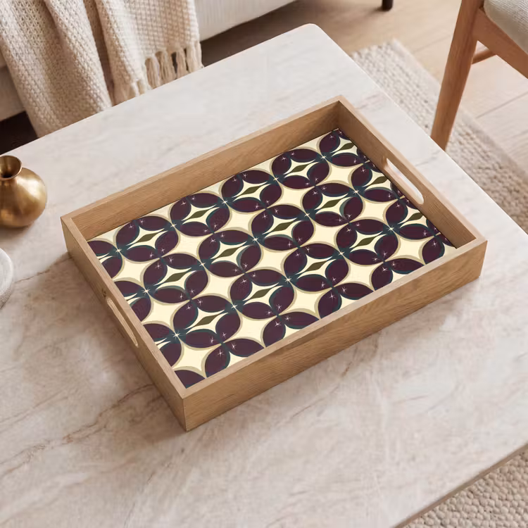 Tray - Circle - Retro - Colorful — 2