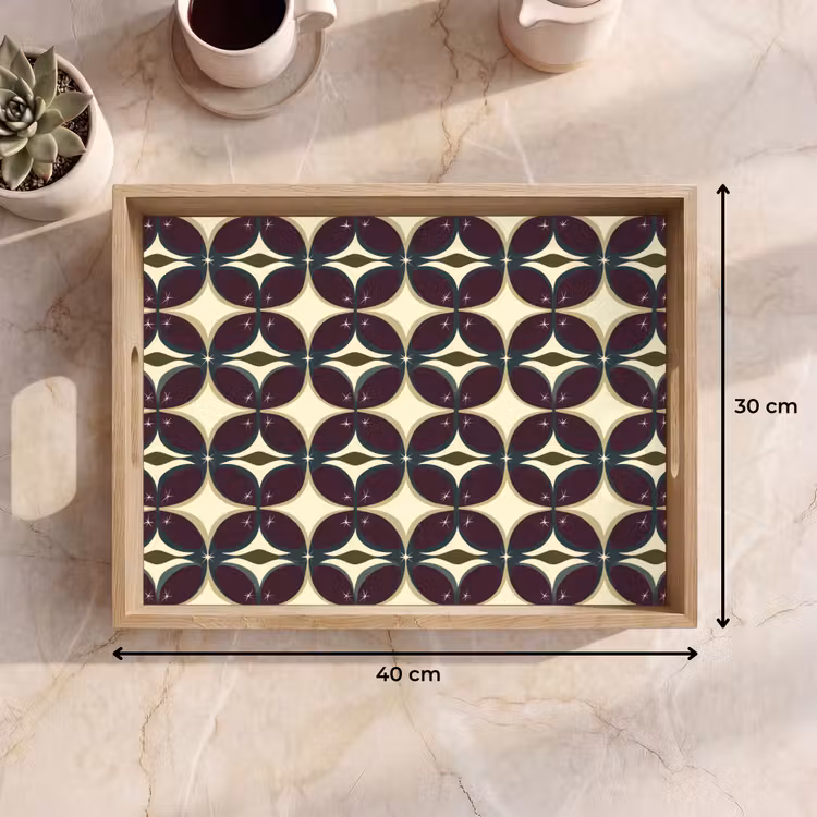 Tray - Circle - Retro - Colorful — 8