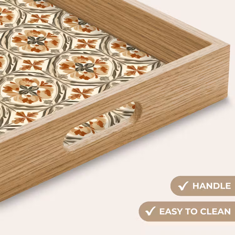 Tray - Elegant - Antique - Colorful — 9