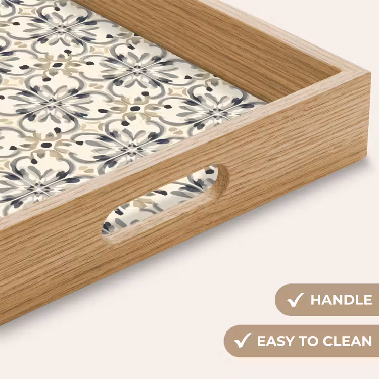 Tray - Floral - Pattern - Colorful — 9