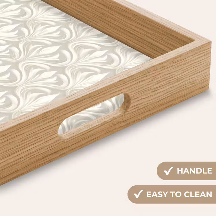 Tray - Baroque - Pattern - Beige — 9