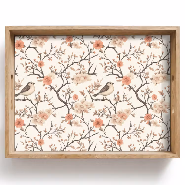 Tray - Cherry Blossom - Sparrow - Pink — 1