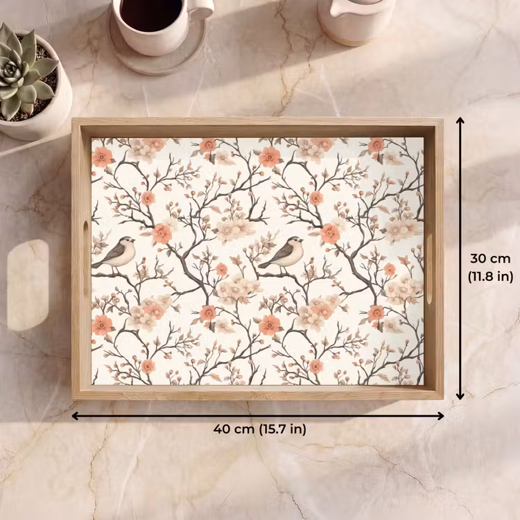 Tray - Cherry Blossom - Sparrow - Pink — 7