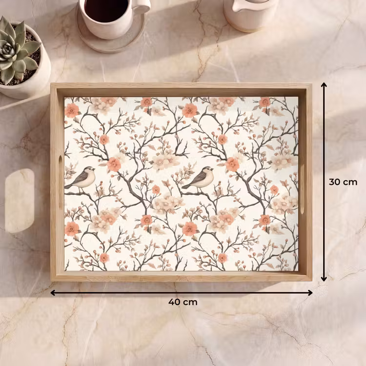 Tray - Cherry Blossom - Sparrow - Pink — 8