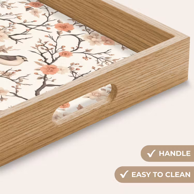 Tray - Cherry Blossom - Sparrow - Pink — 9