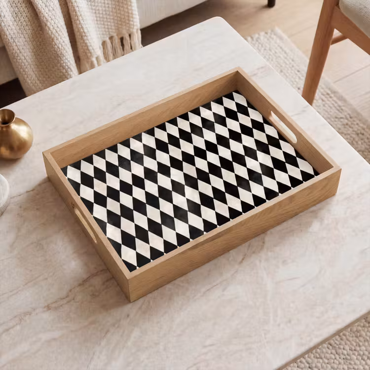 Tray - Classic - Pattern - Black — 2
