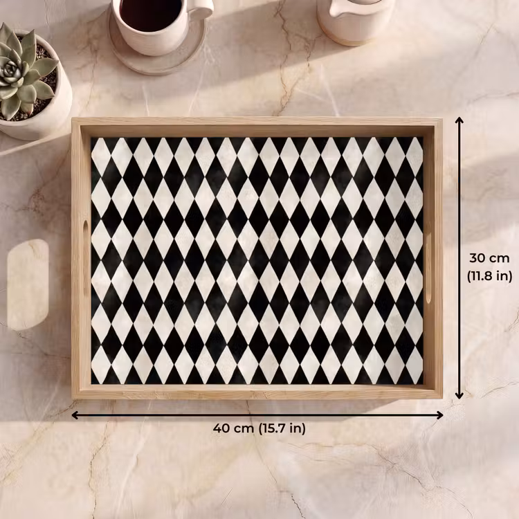Tray - Classic - Pattern - Black — 7