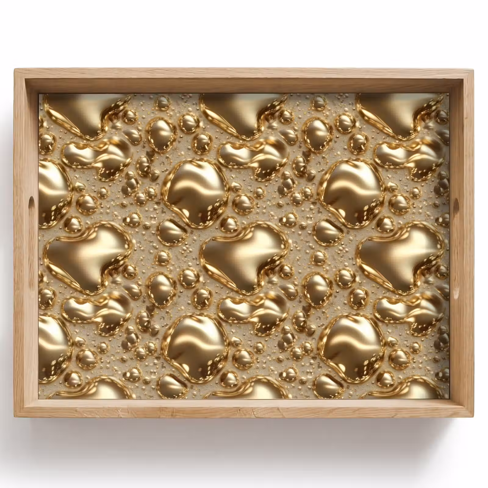 Tray - Droplets - Organic - Gold — 1