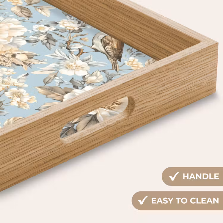 Tray - Botanical - Songbird - Blue — 9