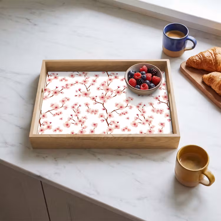 Tray - Cherry Blossom - Branches - Pink — 3