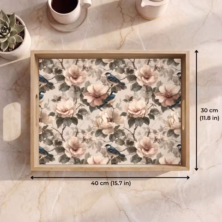 Tray - Classic - Birds - Colorful — 7