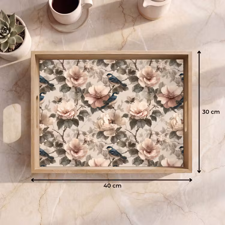 Tray - Classic - Birds - Colorful — 8