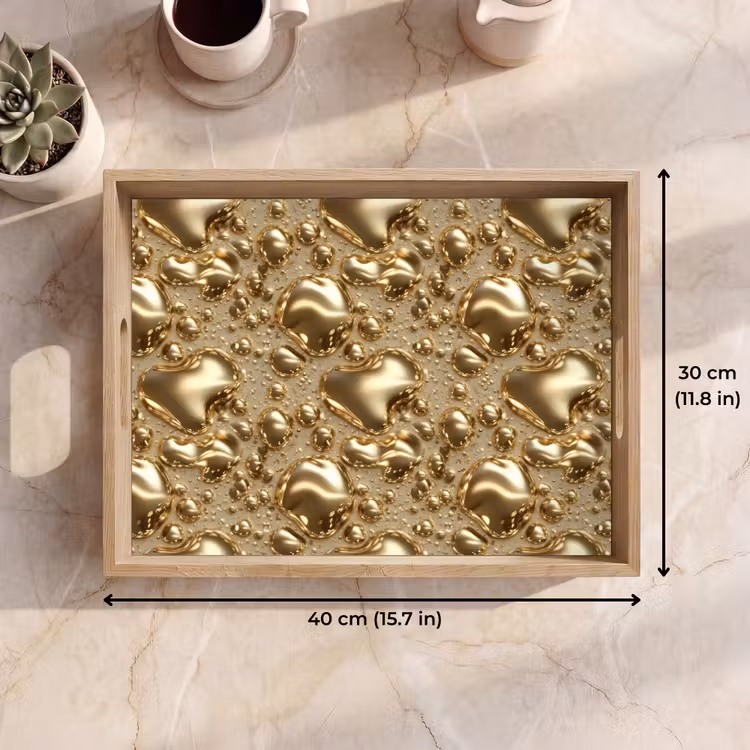 Tray - Droplets - Organic - Gold — 7
