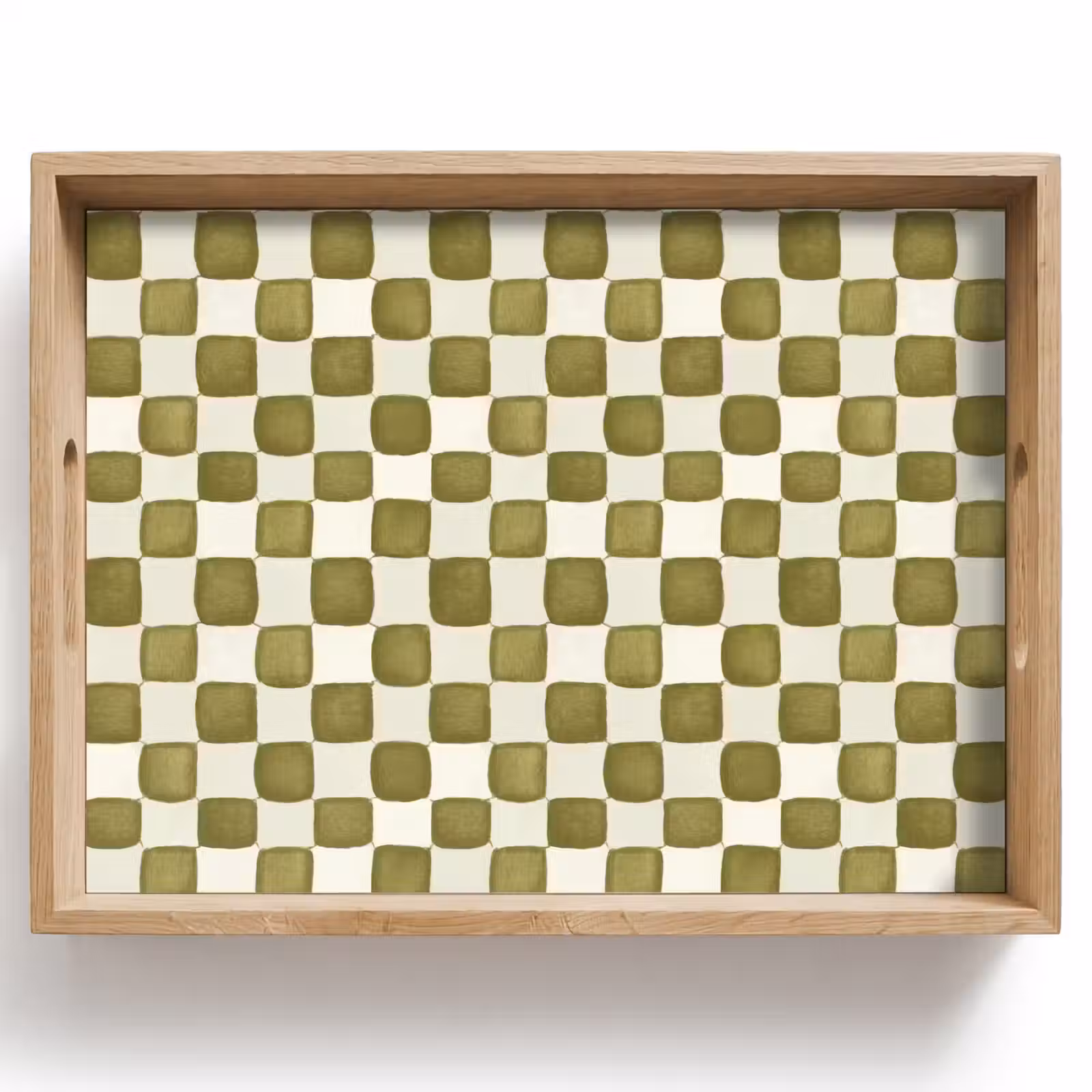 Tray - Chess - Pattern - Green — 1