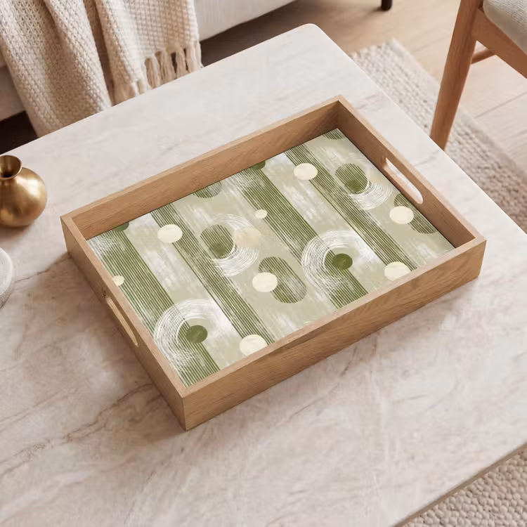 Tray - Artistic - Modern - Green — 2