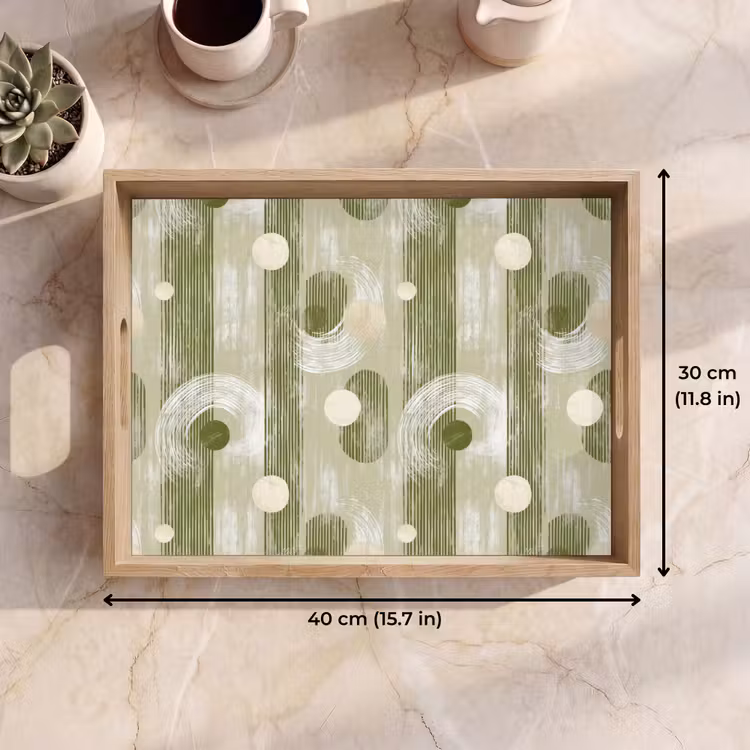 Tray - Artistic - Modern - Green — 7