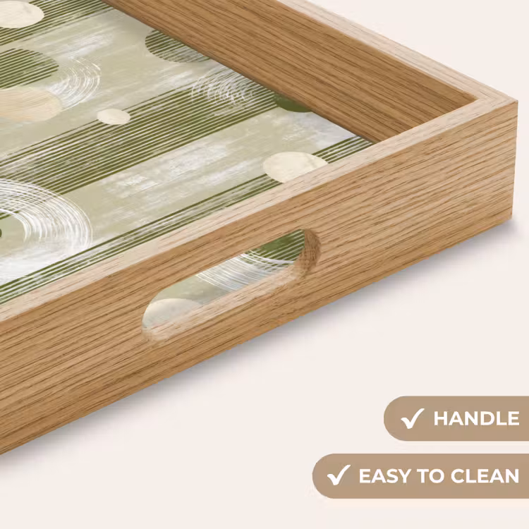 Tray - Artistic - Modern - Green — 9