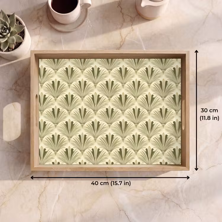 Tray - Classic - Fan - Green — 7