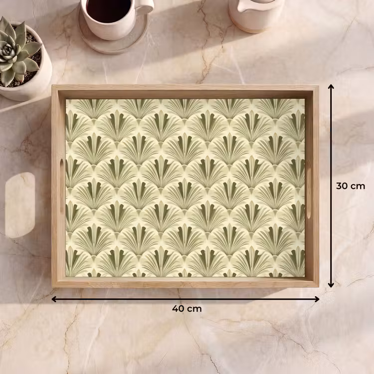 Tray - Classic - Fan - Green — 8