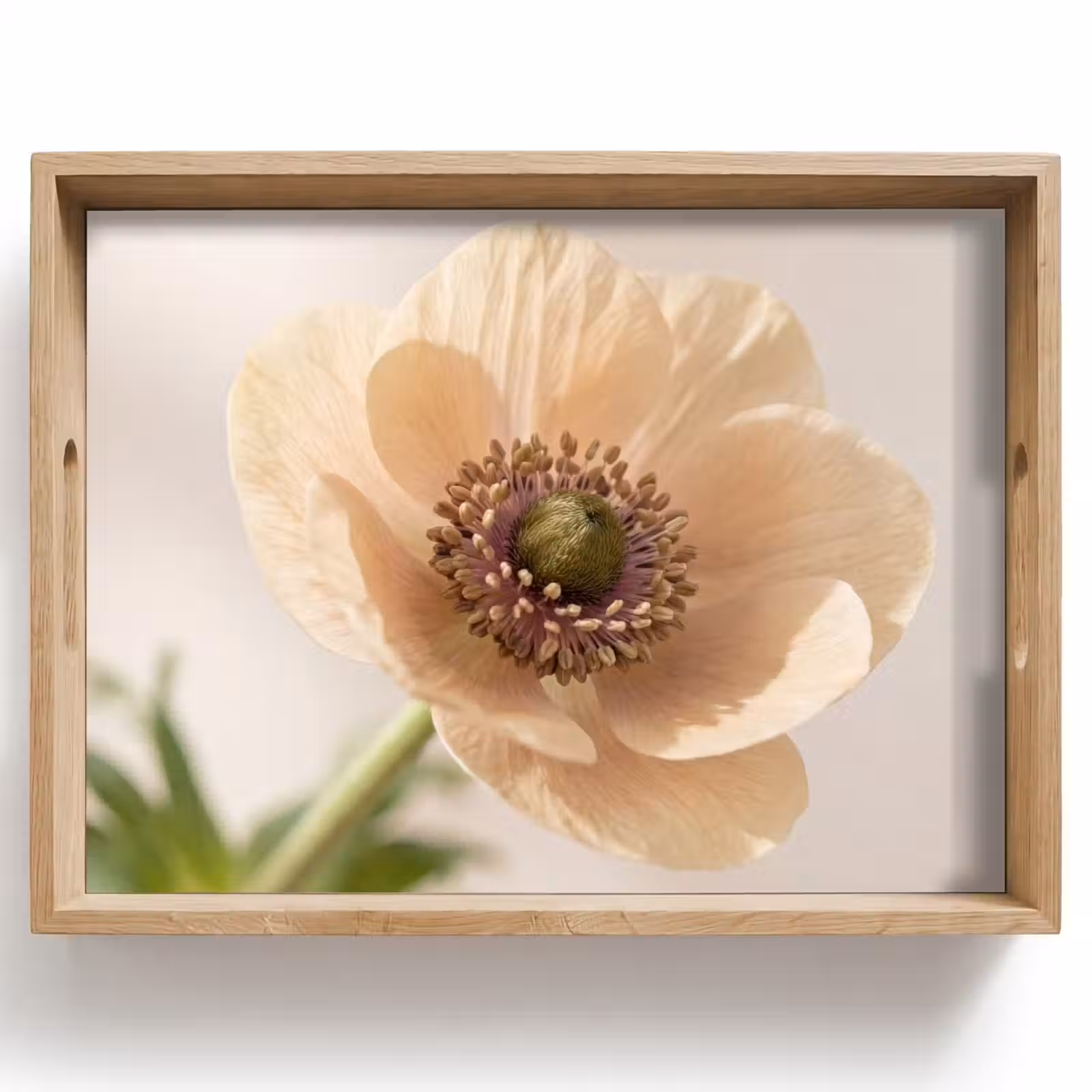Tray - Flower - Minimalist - Green — 1