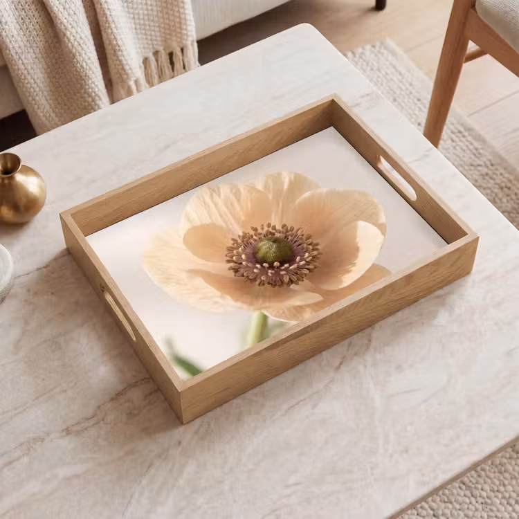 Tray - Flower - Minimalist - Green — 2