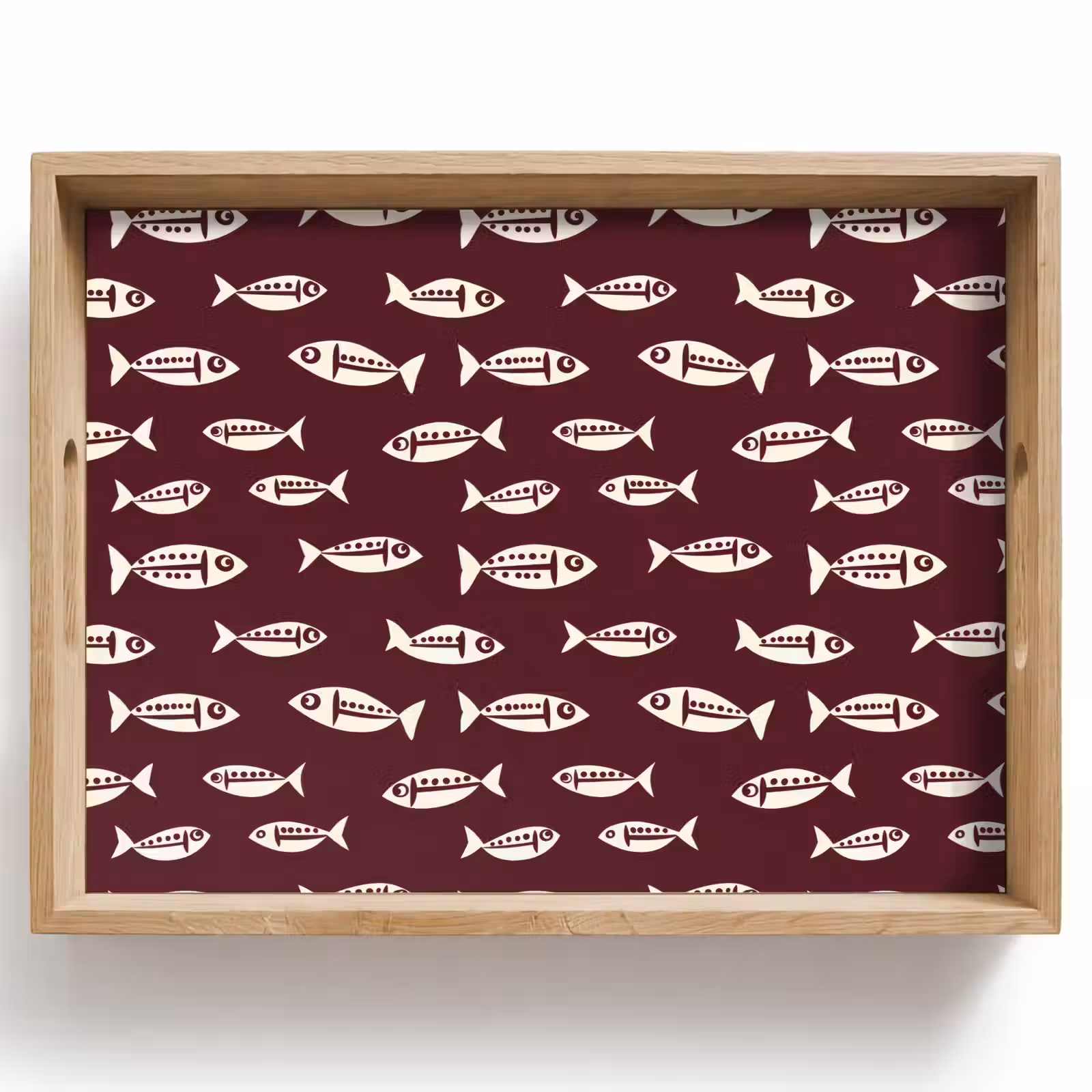 Tray - Fish - Graphic - Pattern - Dark — 1