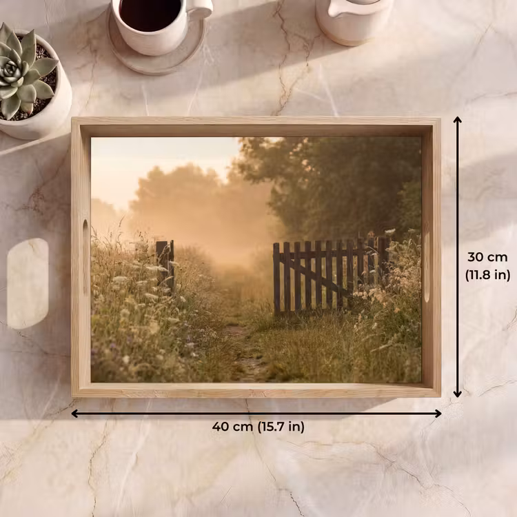 Tray - Fence - Nature - Fog - Field — 7