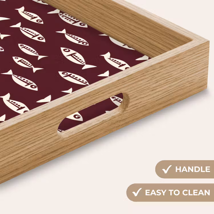 Tray - Fish - Graphic - Pattern - Dark — 9