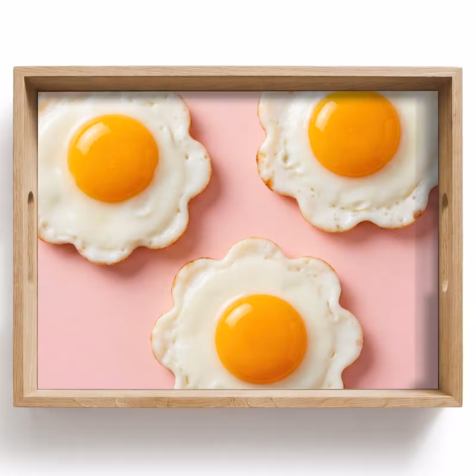Tray - Eggs - Flower - Pink — 1