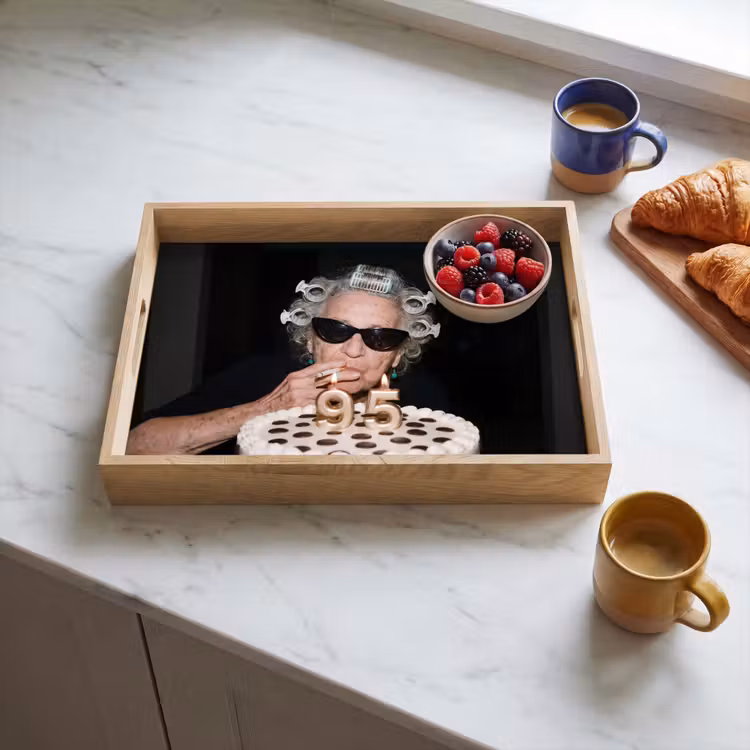 Tray - Birthday - Curly pin - Grandma — 3