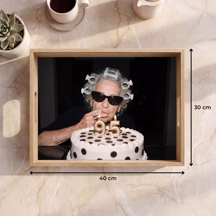 Tray - Birthday - Curly pin - Grandma — 8