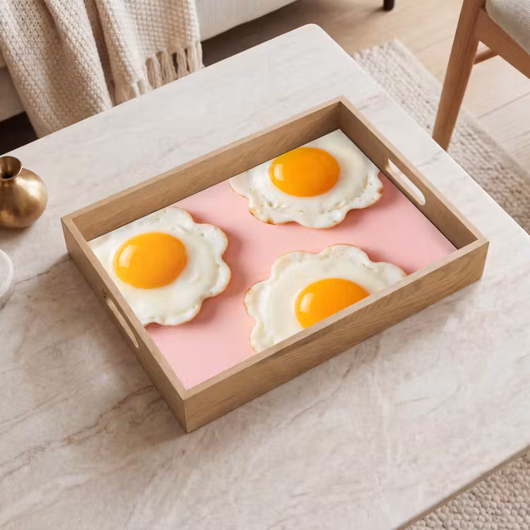 Tray - Eggs - Flower - Pink — 2