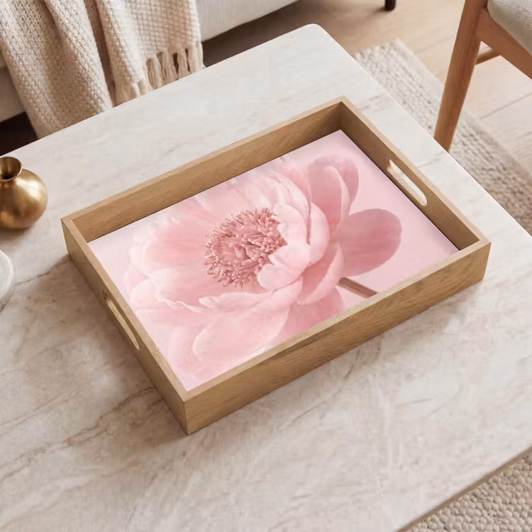 Tray - Flower - Peony - Pink — 2