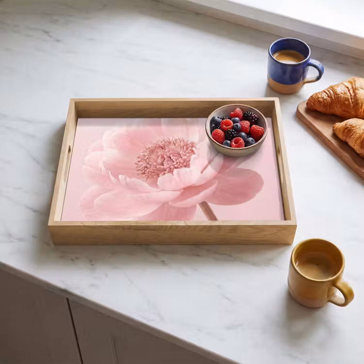 Tray - Flower - Peony - Pink — 3
