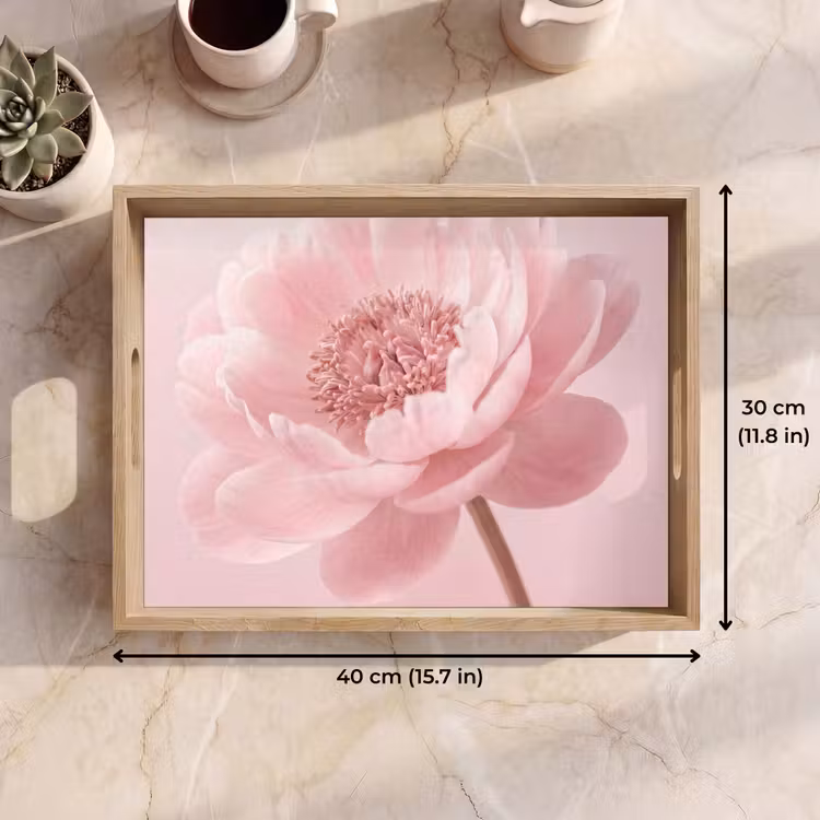 Tray - Flower - Peony - Pink — 7