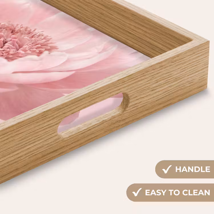 Tray - Flower - Peony - Pink — 9
