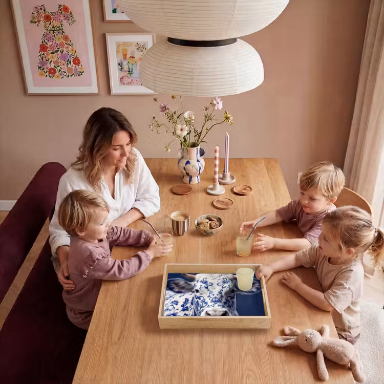 Tray - Cow - Delft - Blue - Artistic — 5